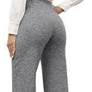 Betabrand Charcoal Knit Trousers